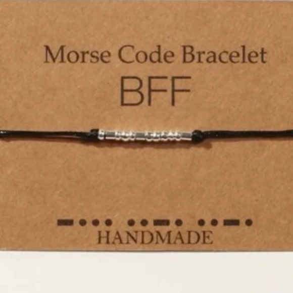 BFF Morse Code Bracelet - Picture 1 of 4